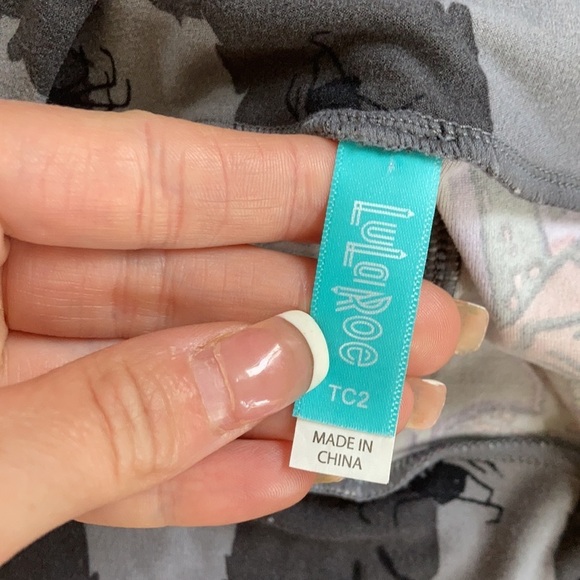 Lularoe spider leggings size Tall and curvy size 20-26 TC2 gray Halloween - Picture 8 of 9